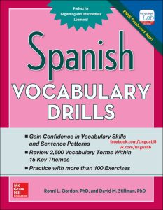 Spanish Vocabulary Drills Book